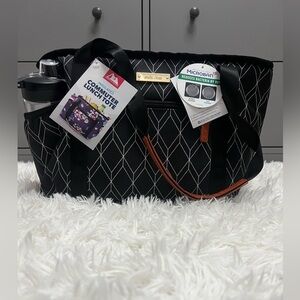 Stylish Black and Brown Tote Bag